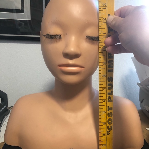 Burmax Other - Professional‎ Makeup Practice Mannequin Head with Eyelashes